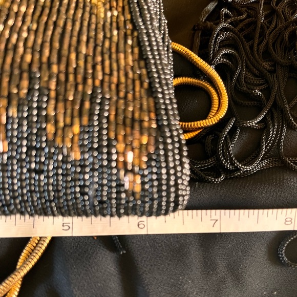 Inge Christopher beaded black and gold evening bag - Picture 6 of 13